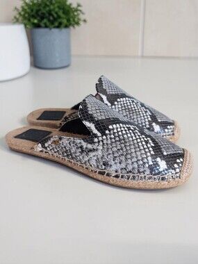 Tory Burch "Max" Snake-Print Espadrille